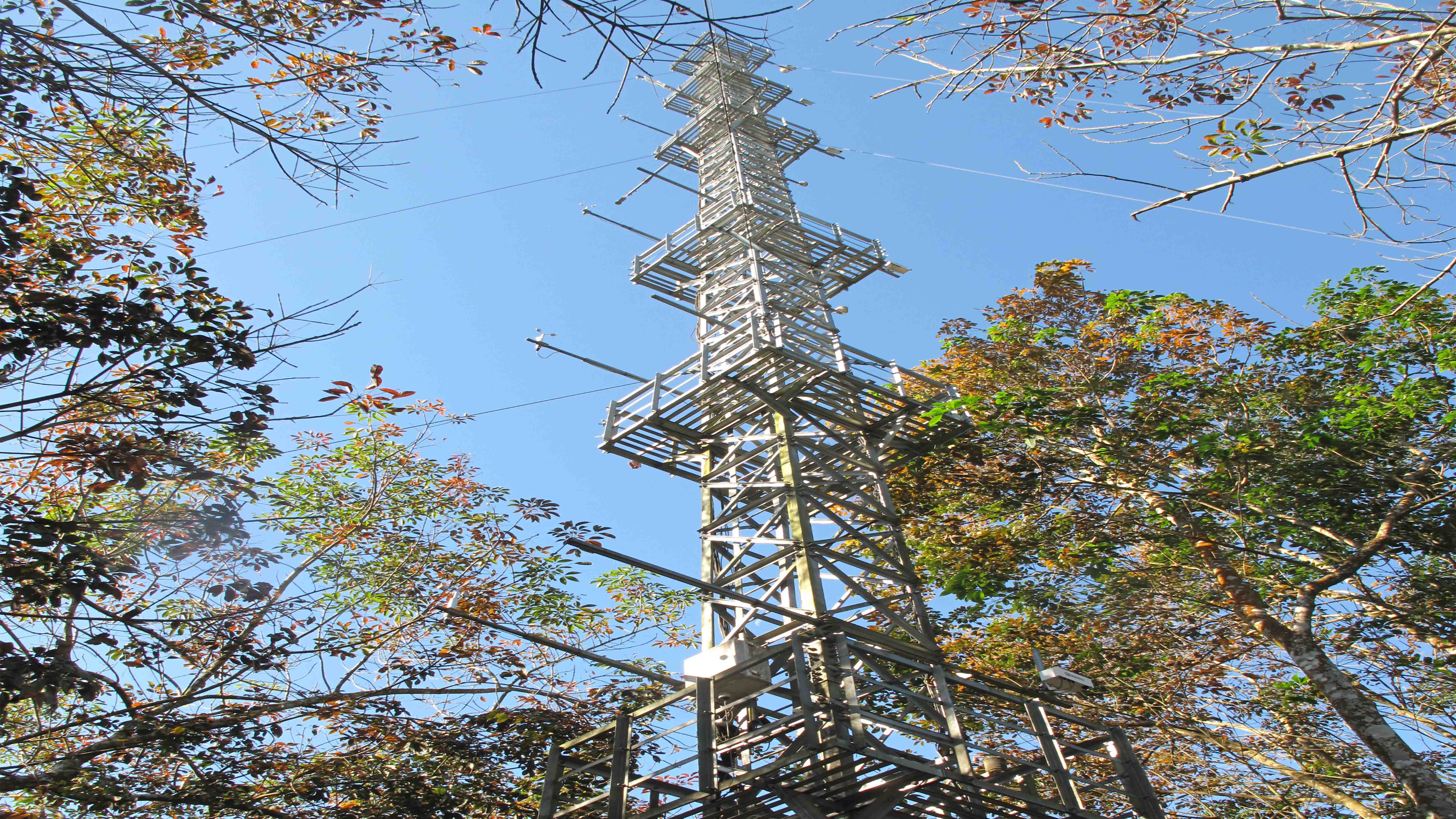 山地胶园长期生态学定位观测与研究—野外观测设施设备—45米气象观测铁塔